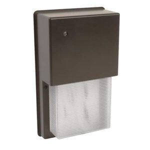 Commercial Electric 100 Watt Bronze Security Photocell Sensor Outdoor Wall Light